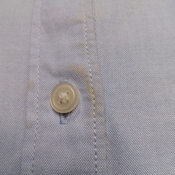(3/$20) Gap light blue long sleeve button front shirt - Picture 10 of 10